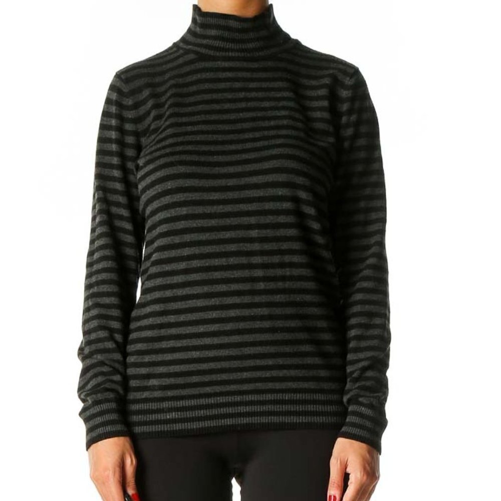 Calvin Klein Black Striped Casual Sweater